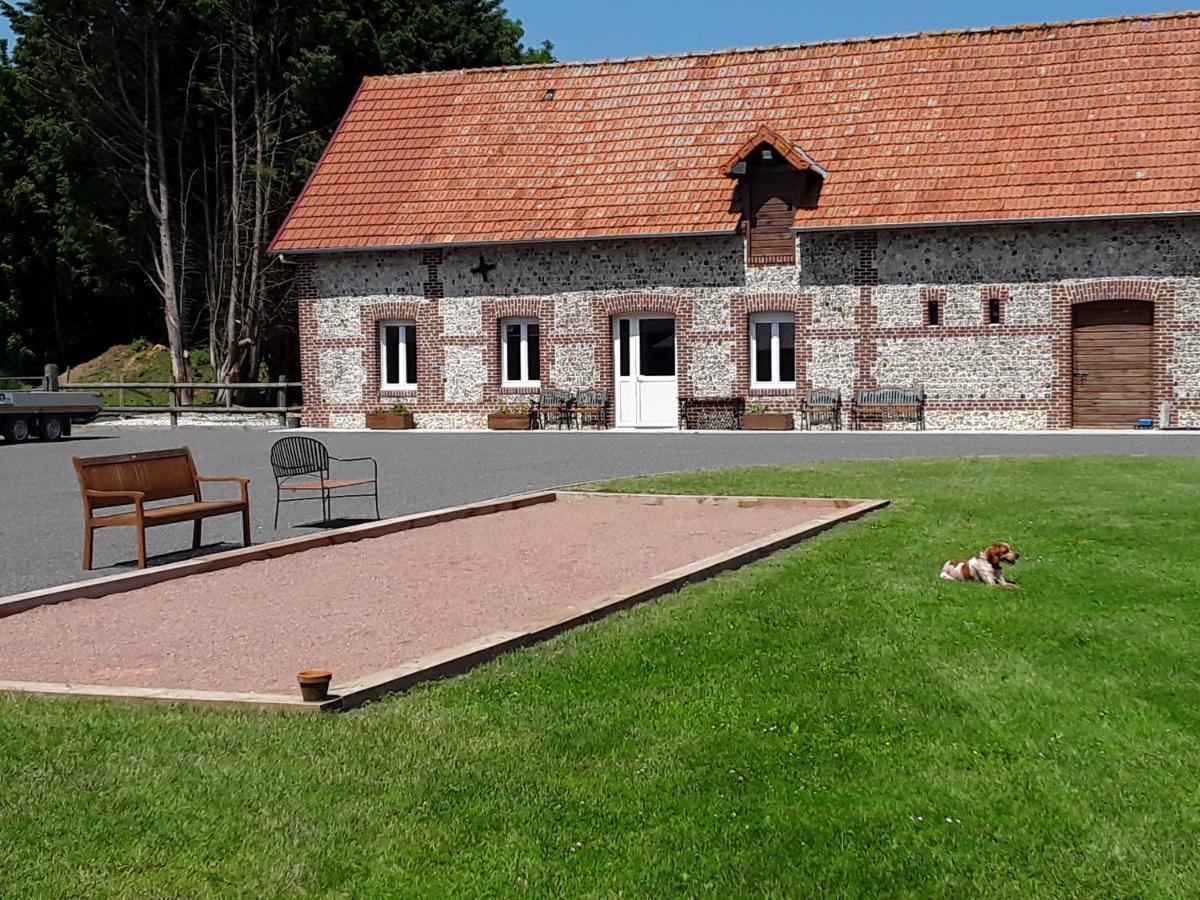 La Grange Aux Hortensias Thiergeville Exterior foto